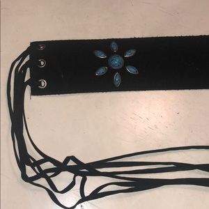 Fashion Belt with Floral Accents Girls Sz 13/14